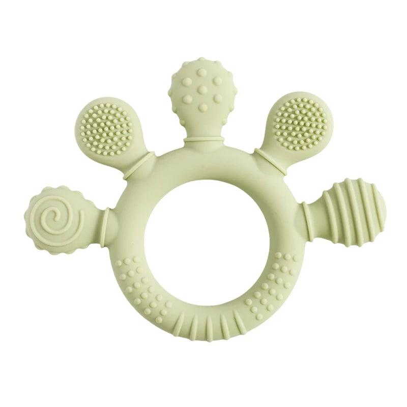 Anneau de Dentition en Silicone pour Bébé de 0 à 12 mois - Cherubin