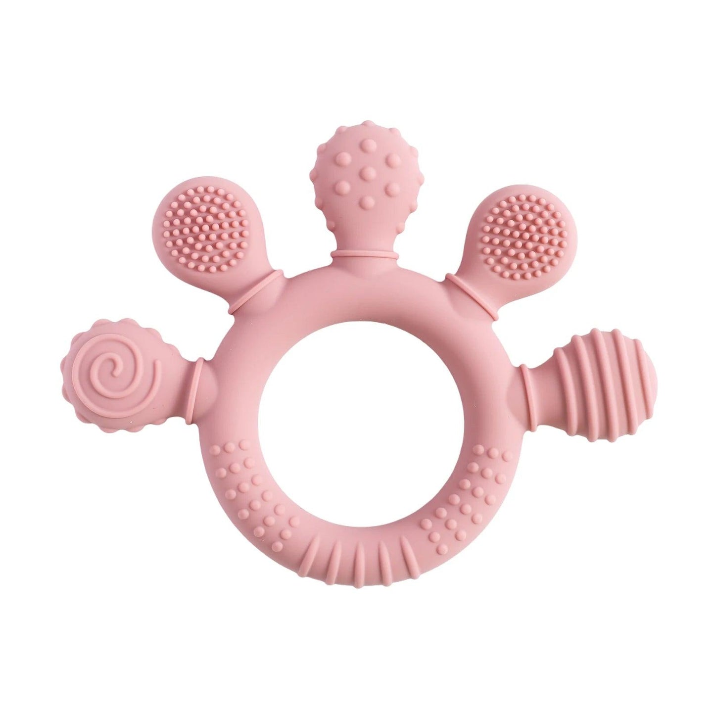 Anneau de Dentition en Silicone pour Bébé de 0 à 12 mois - Cherubin