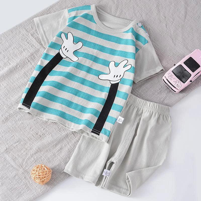 Ensemble de Vêtements d'Été à Manches Courtes pour Enfants - Cherubin