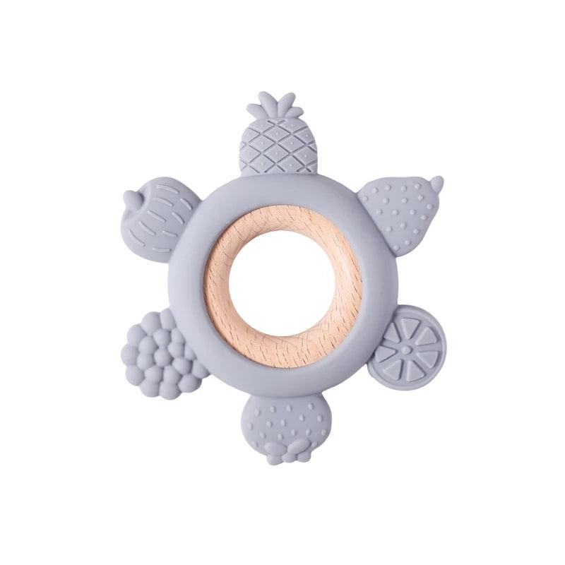 Anneau de Dentition en Silicone pour Bébé de 0 à 12 mois - Cherubin