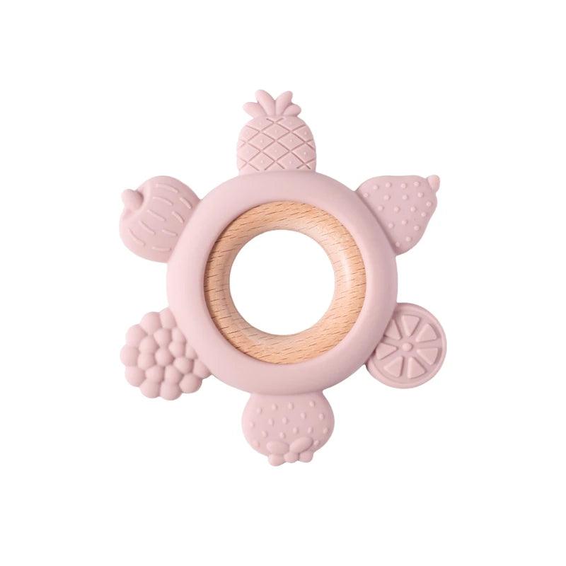 Anneau de Dentition en Silicone pour Bébé de 0 à 12 mois - Cherubin