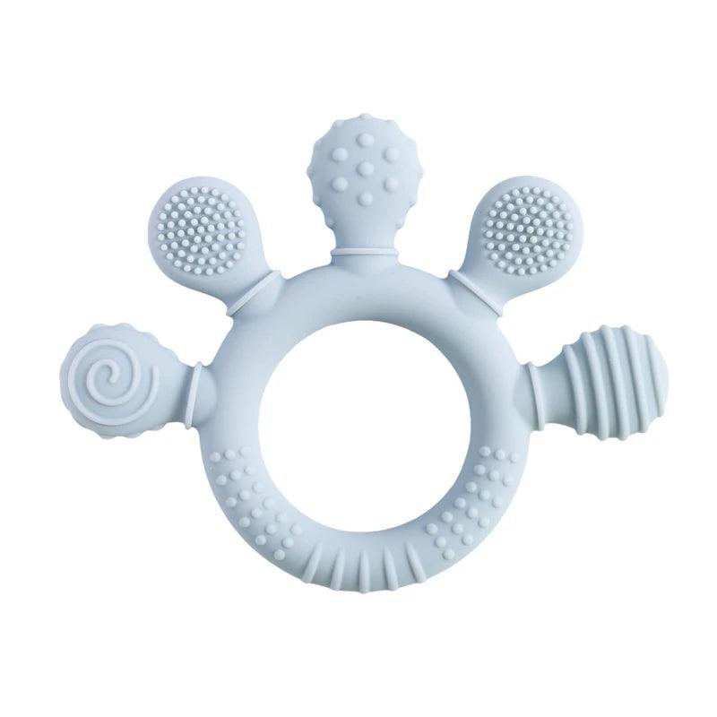 Anneau de Dentition en Silicone pour Bébé de 0 à 12 mois - Cherubin