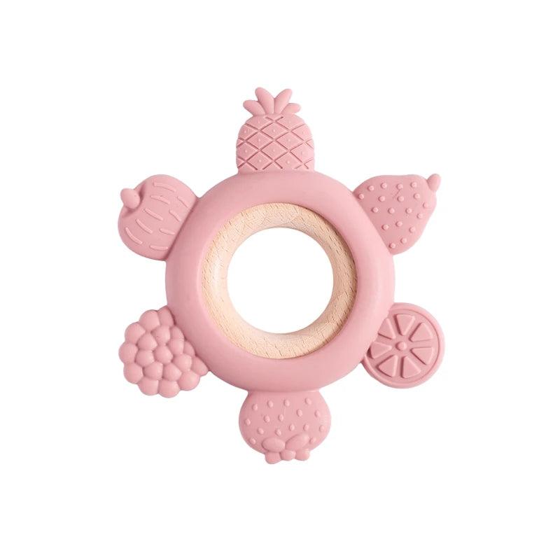 Anneau de Dentition en Silicone pour Bébé de 0 à 12 mois - Cherubin