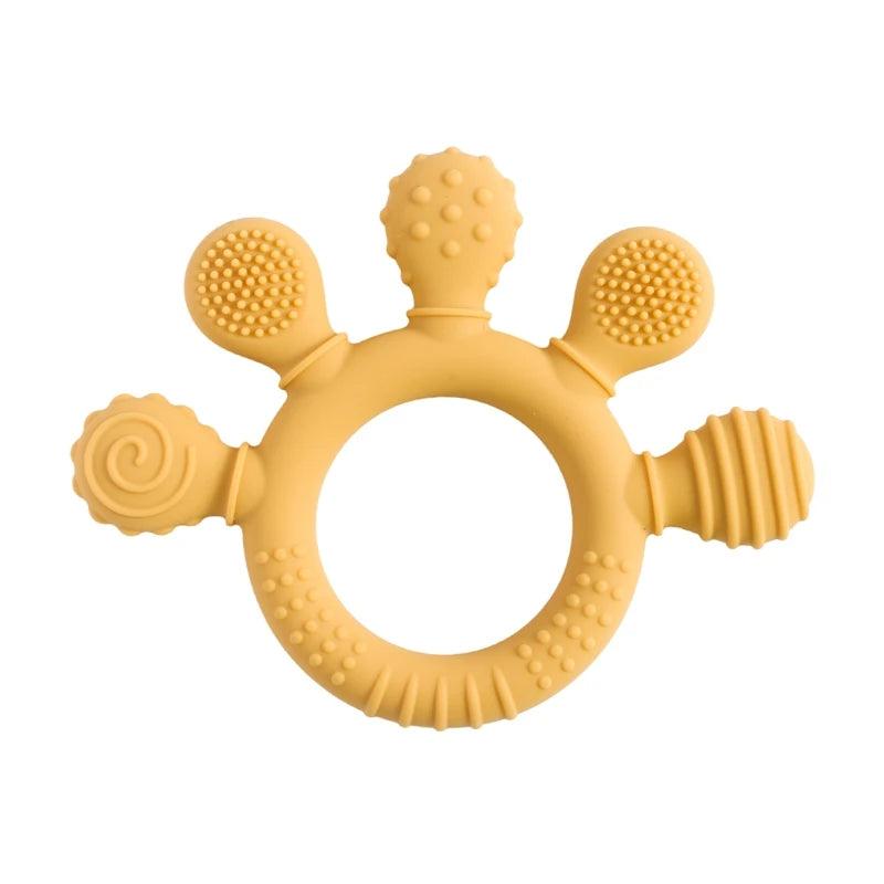 Anneau de Dentition en Silicone pour Bébé de 0 à 12 mois - Cherubin