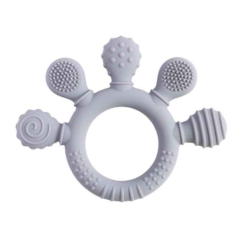Anneau de Dentition en Silicone pour Bébé de 0 à 12 mois - Cherubin