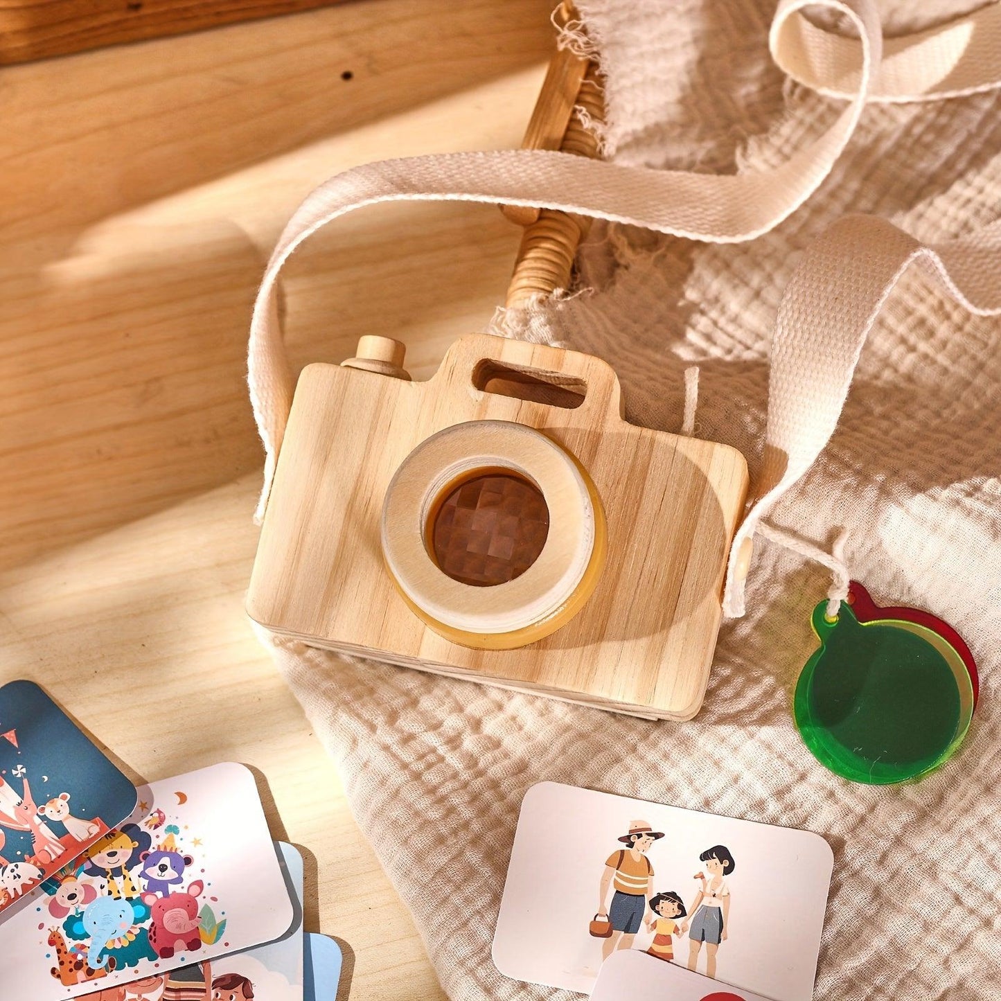 Appareil Photo en Bois pour Enfants - Cherubin