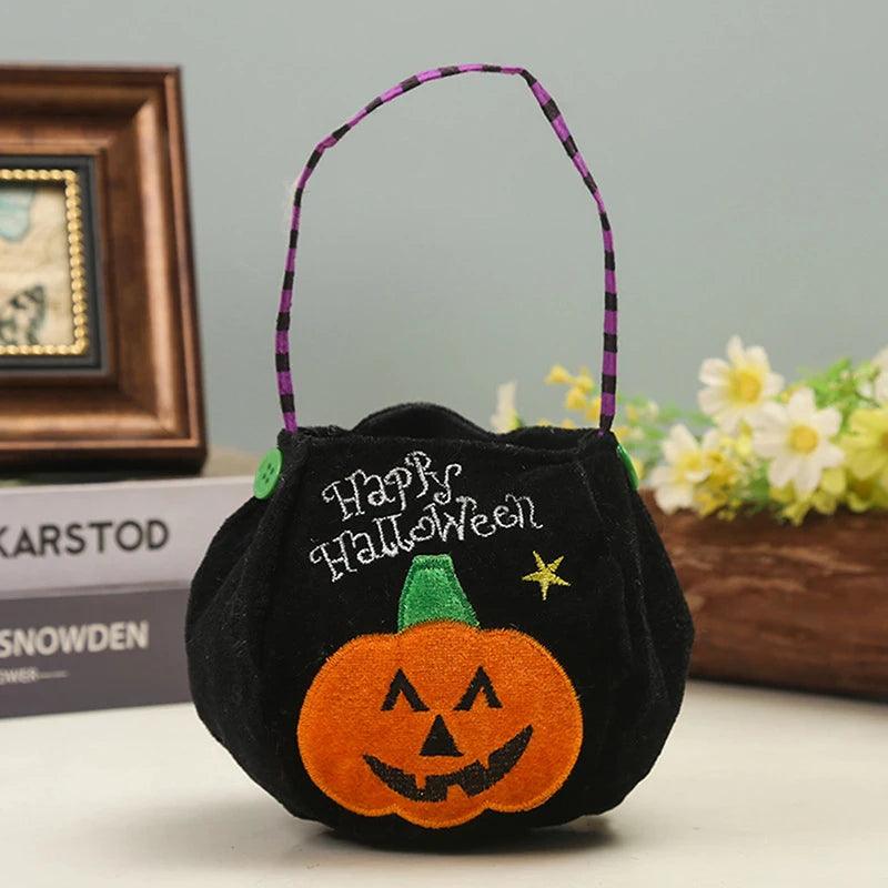 Sac à Bonbons en Forme de Citrouille pour Halloween – Accessoire Fun 2024 - Cherubin