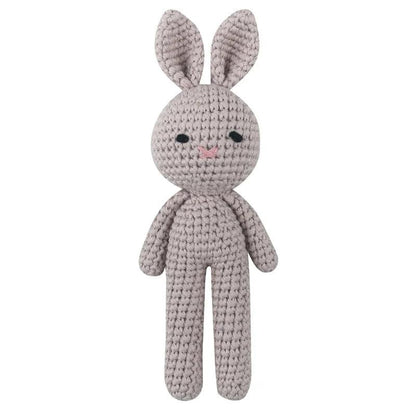 Hochet en peluche pour bébé à motif animal fait main - Cherubin