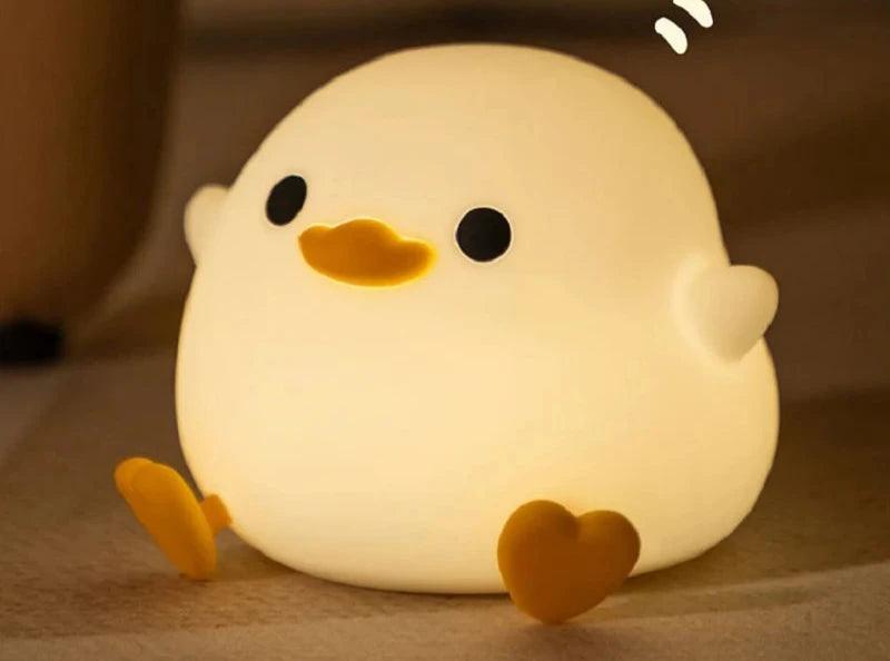 Veilleuse Doudou Canard en Silicone pour Enfants - Cherubin