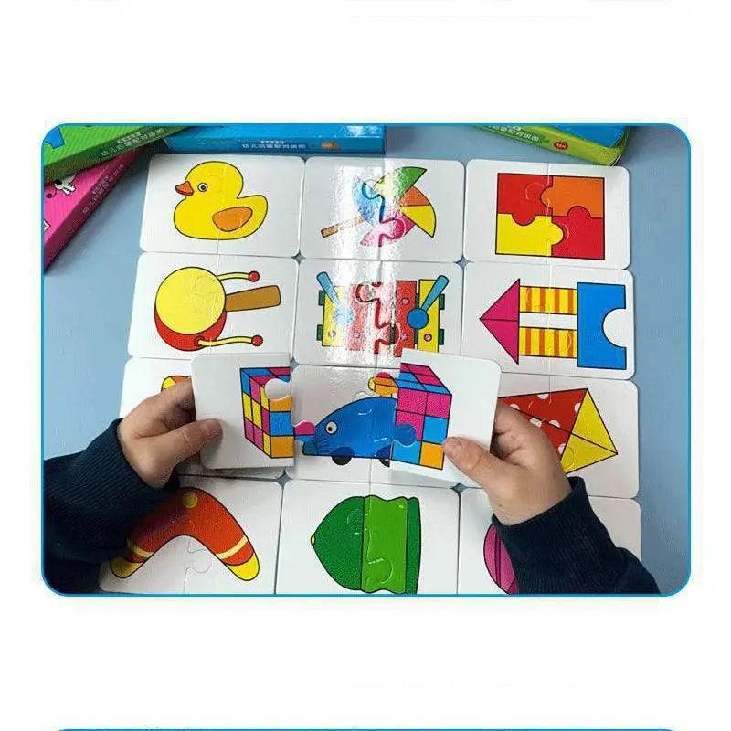 Jeu de Puzzle Montessori pour enfants de 1 an à 3 ans - Cherubin