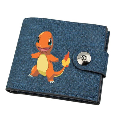 Mini porte-monnaie en toile Pokémon avec Pikachu pour enfant - Cherubin