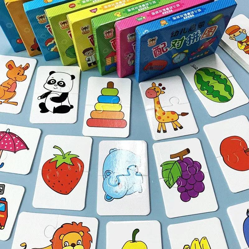 Jeu de Puzzle Montessori pour enfants de 1 an à 3 ans - Cherubin