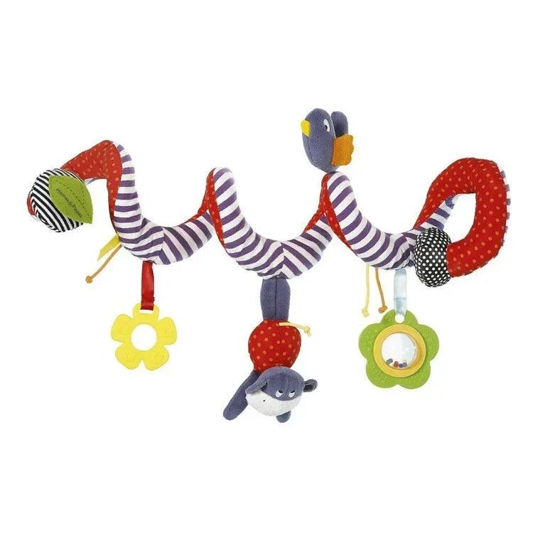 Jouet Spirale Doux pour cosy / poussette bébé de 0 à 12 Mois - Cherubin