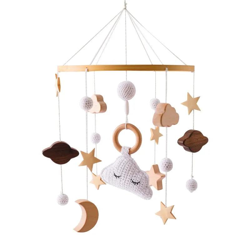 Support de lit suspendu avec jouet Hochets pour bébé - Cherubin