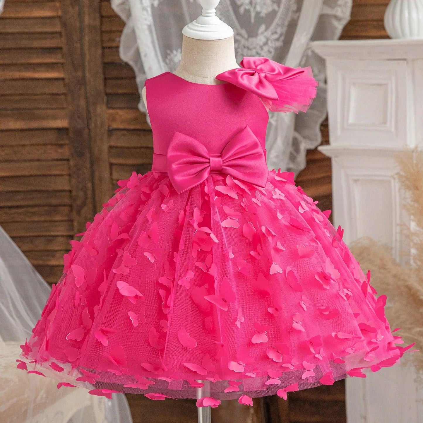 Robe de Princesse en Dentelle pour Bébé Fille - Cherubin