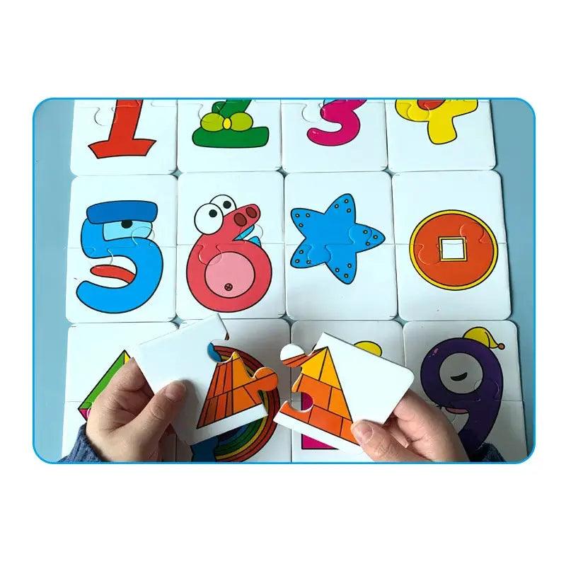 Jeu de Puzzle Montessori pour enfants de 1 an à 3 ans - Cherubin