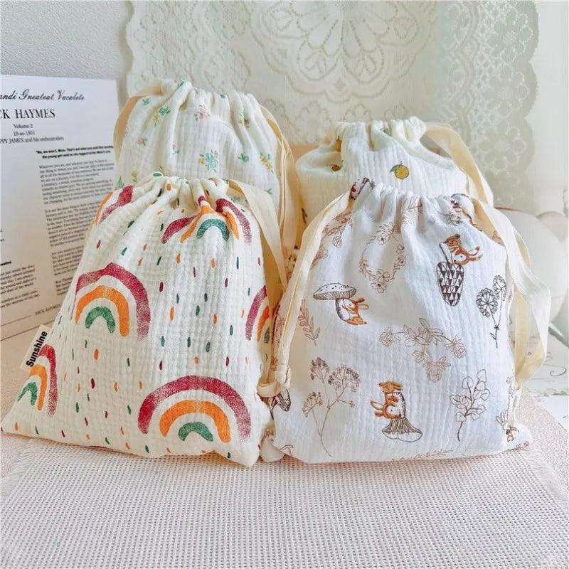 Sacs de rangement de couches en coton naturel pour bébé - Cherubin