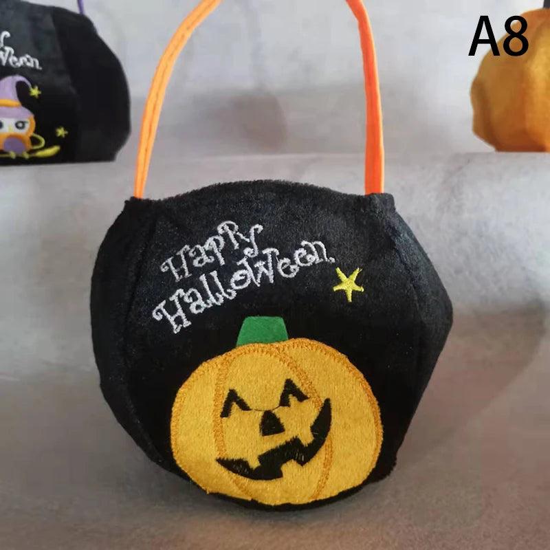 Sac à Bonbons en Forme de Citrouille pour Halloween – Accessoire Fun 2024 - Cherubin