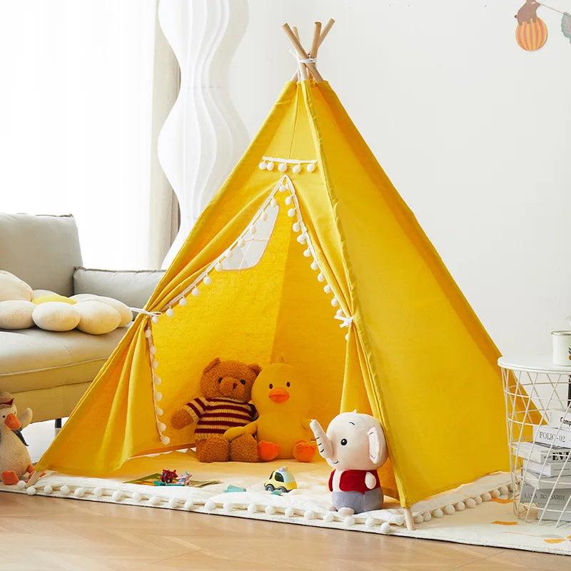 Tente portable pour enfants - Tipi idéale pour s'amuser - Cherubin