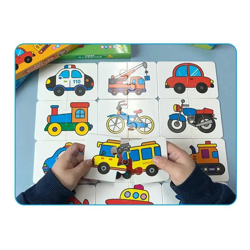 Jeu de Puzzle Montessori pour enfants de 1 an à 3 ans - Cherubin