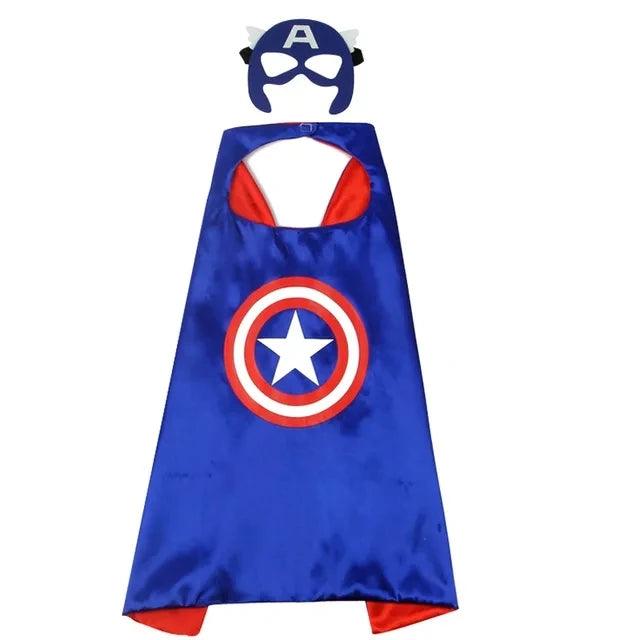 Masque et cape Marvel Avenger le costume parfait pour Halloween - Cherubin