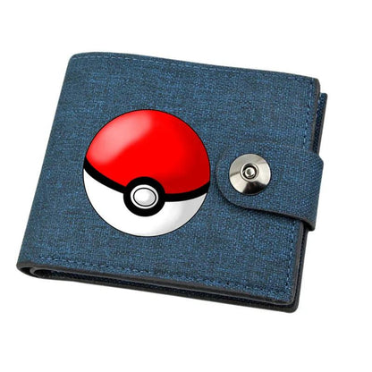 Mini porte-monnaie en toile Pokémon avec Pikachu pour enfant - Cherubin