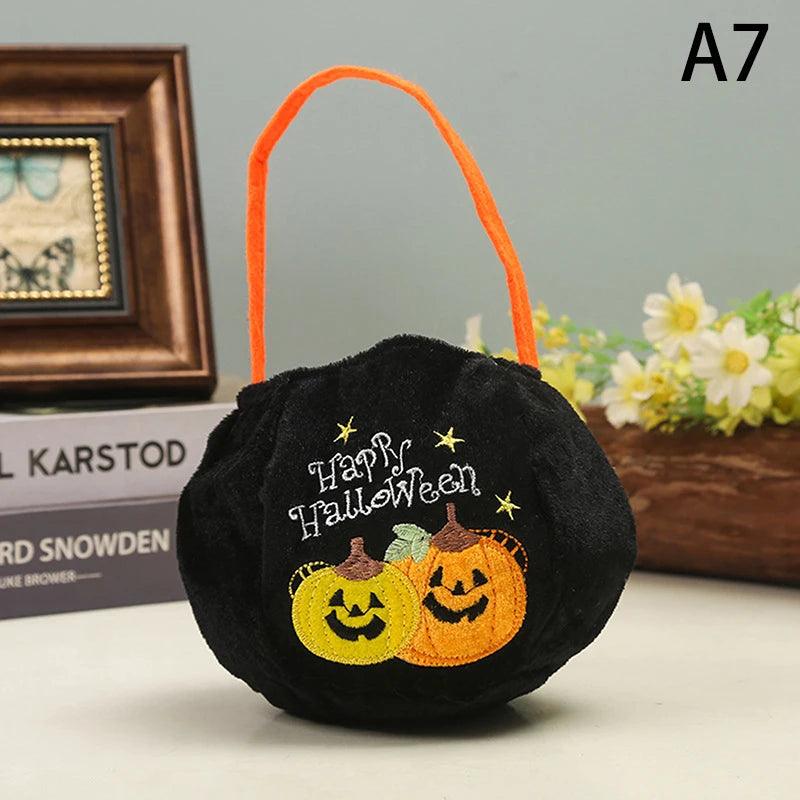 Sac à Bonbons en Forme de Citrouille pour Halloween – Accessoire Fun 2024 - Cherubin