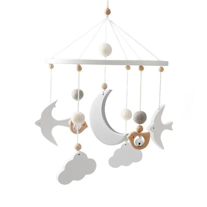 Support de lit suspendu avec jouet Hochets pour bébé - Cherubin