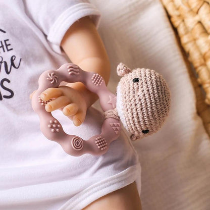 Parfait cadeau pour nouveau-né - Hochet musical pour bébé - Cherubin