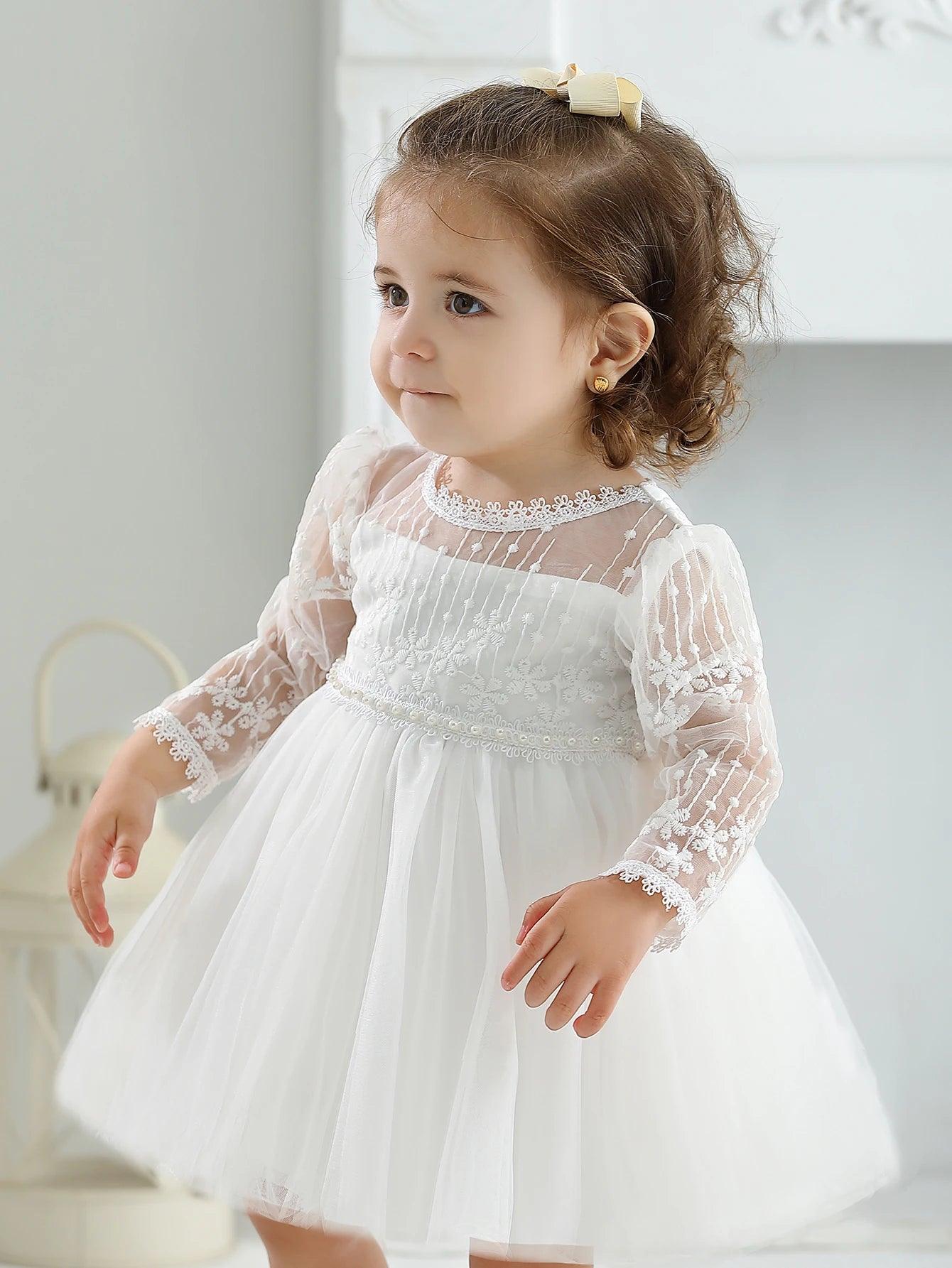 Robe Blanche de Princesse pour Enfant - Cherubin