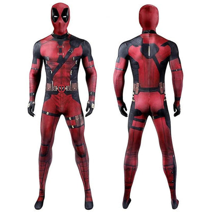 Costume cosplay anti-héro Deadpool - Taille adulte et enfant - Cherubin