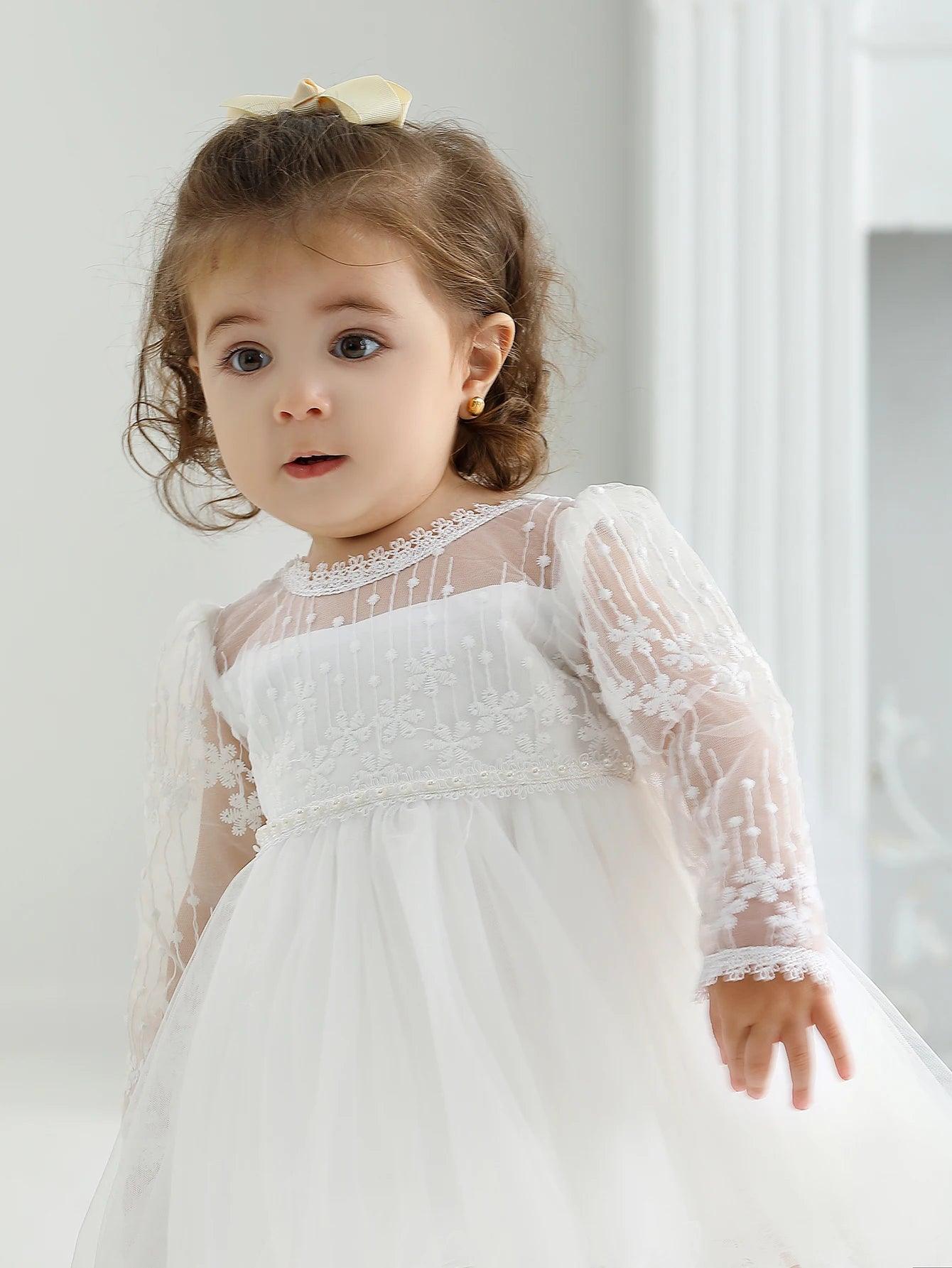 Robe Blanche de Princesse pour Enfant - Cherubin