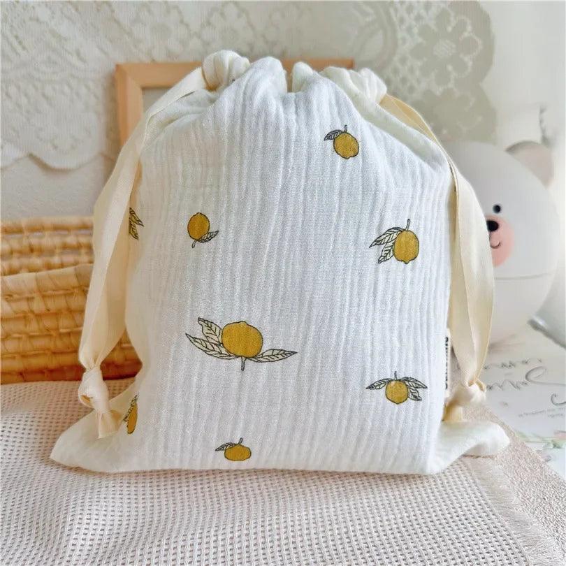 Sacs de rangement de couches en coton naturel pour bébé - Cherubin