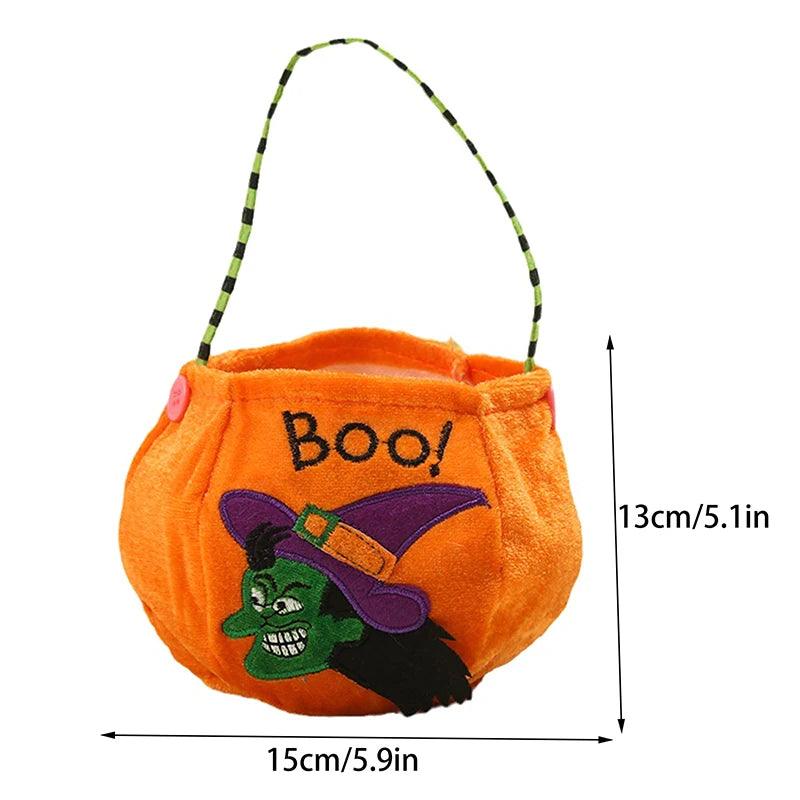 Sac à Bonbons en Forme de Citrouille pour Halloween – Accessoire Fun 2024 - Cherubin