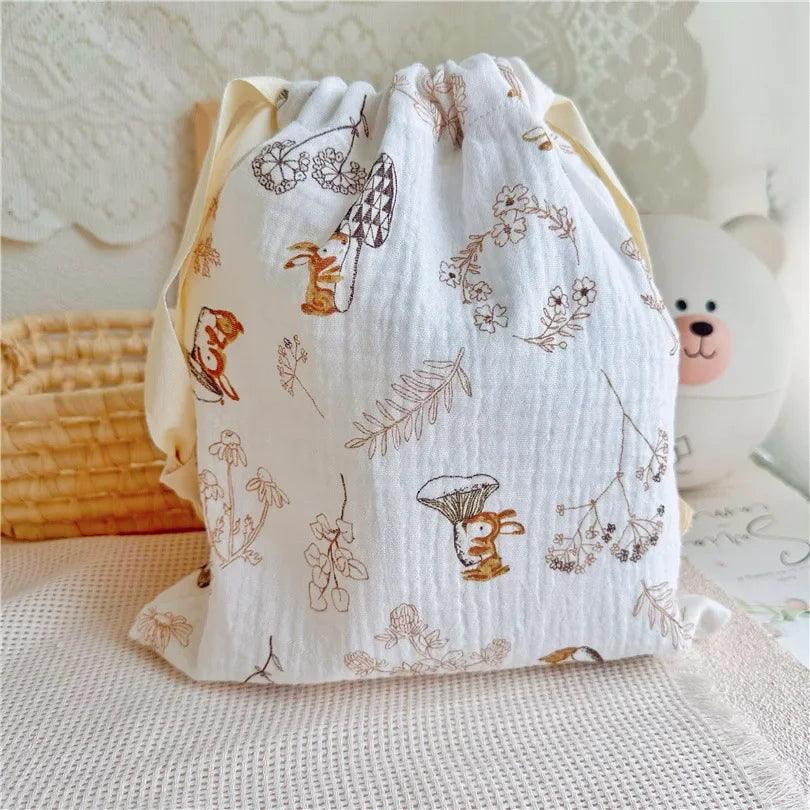 Sacs de rangement de couches en coton naturel pour bébé - Cherubin