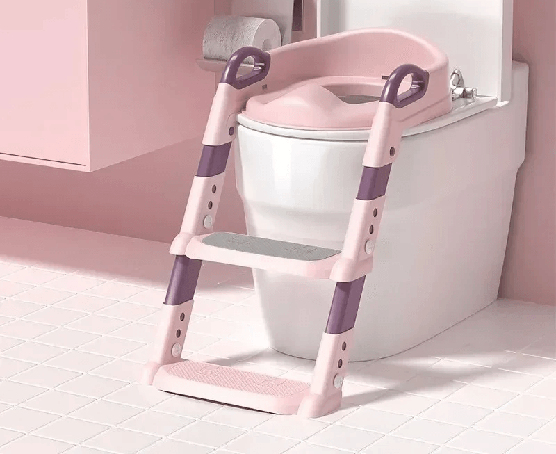 Echelle de toilettes pour enfant - Escabeau pliable - Cherubin