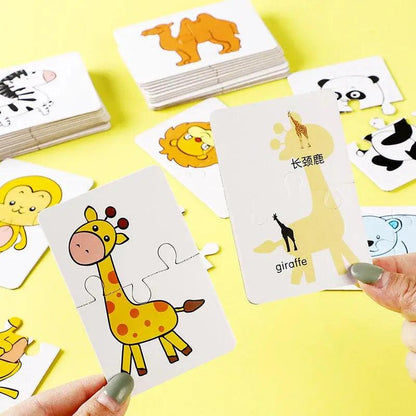 Jeu de Puzzle Montessori pour enfants de 1 an à 3 ans - Cherubin