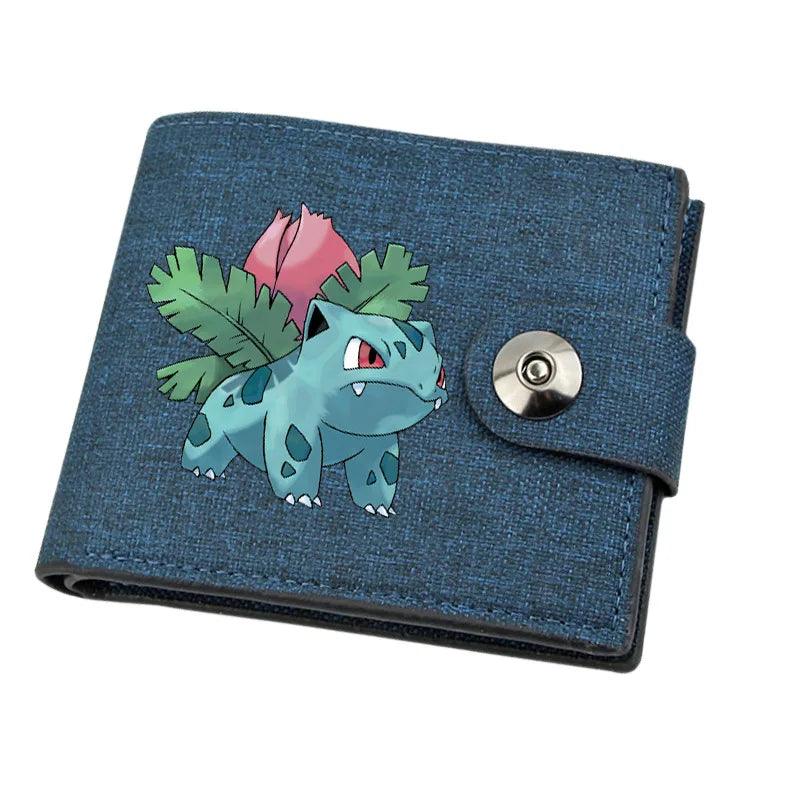 Mini porte-monnaie en toile Pokémon avec Pikachu pour enfant - Cherubin