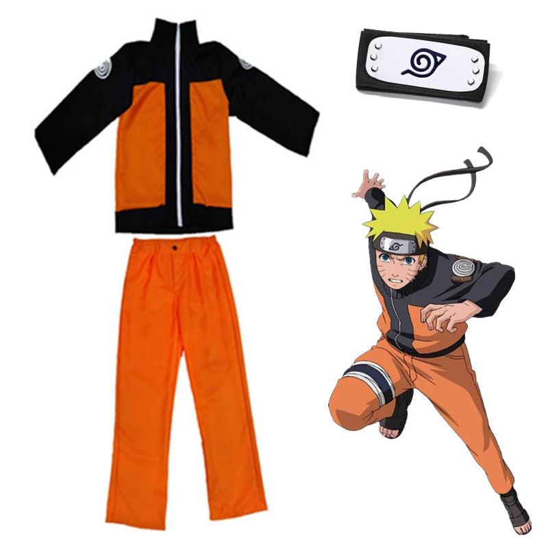 Vêtement Naruto Anime Cosplay Ninja pour Enfants et Adultes - Cherubin