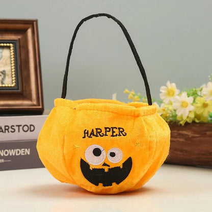 Sac à Bonbons en Forme de Citrouille pour Halloween – Accessoire Fun 2024 - Cherubin