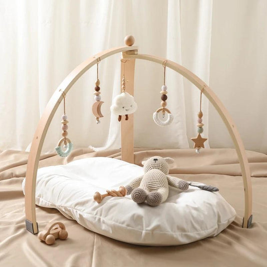 Tapis d'Éveil en Bois pour Bébé - Cherubin