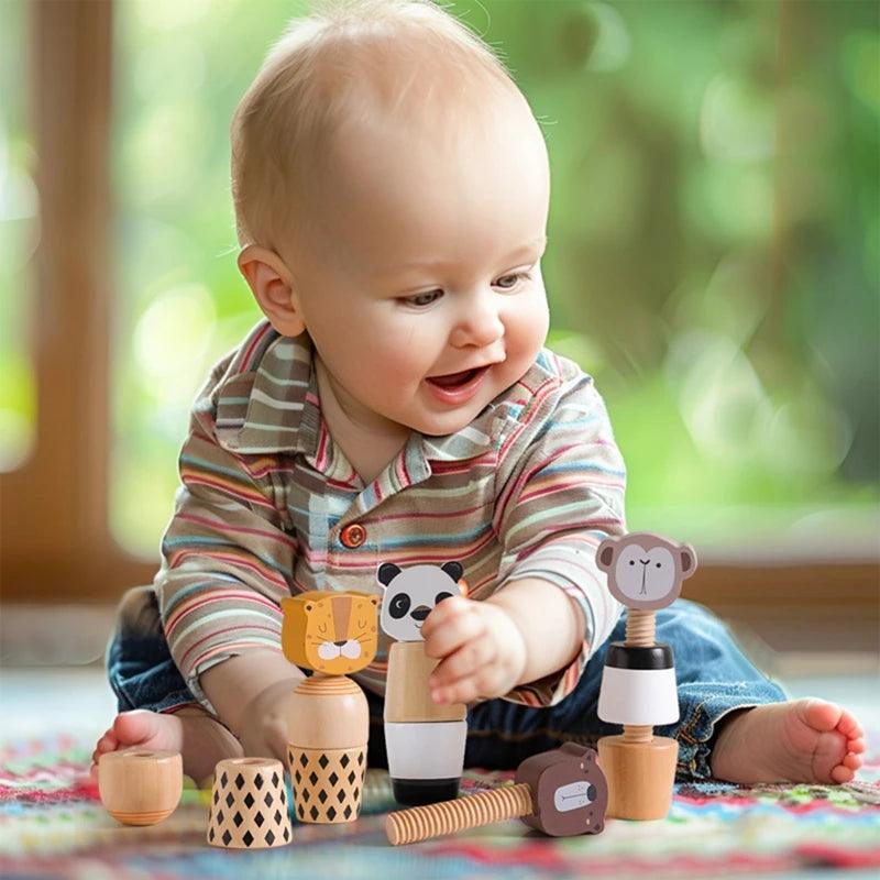 Jouet Montessori en Bois pour Bébé - Cherubin