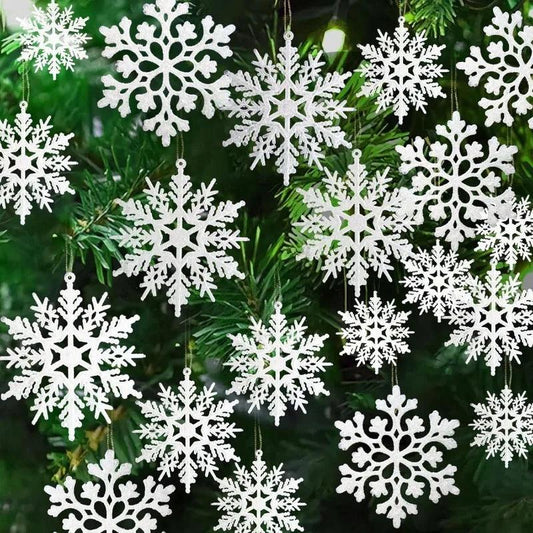 Décoration Flocon de Neige Pailletés - Cherubin