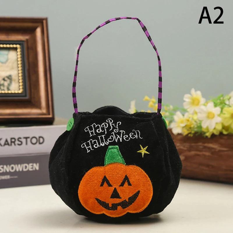 Sac à Bonbons en Forme de Citrouille pour Halloween – Accessoire Fun 2024 - Cherubin