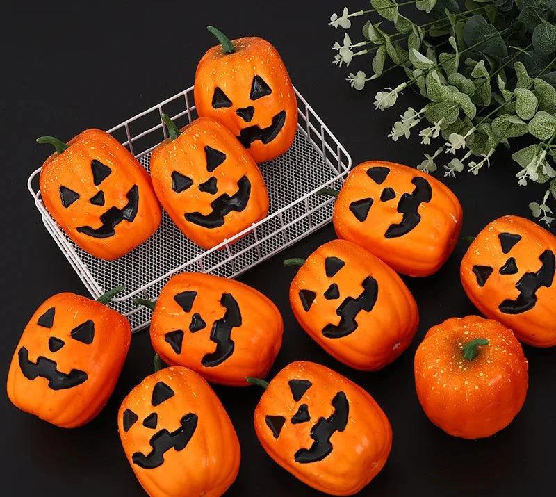 Citrouilles Artificielles en Mousse - Décoration Halloween - Cherubin