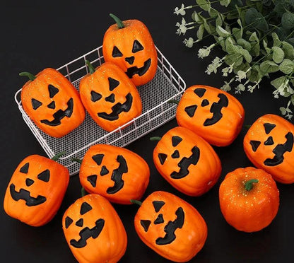 Citrouilles Artificielles en Mousse - Décoration Halloween - Cherubin