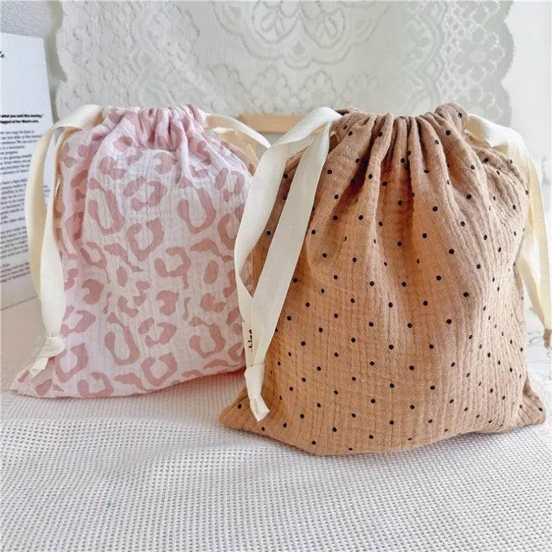 Sacs de rangement de couches en coton naturel pour bébé - Cherubin