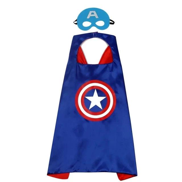 Masque et cape Marvel Avenger le costume parfait pour Halloween - Cherubin