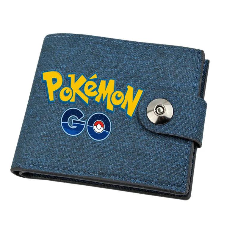 Mini porte-monnaie en toile Pokémon avec Pikachu pour enfant - Cherubin