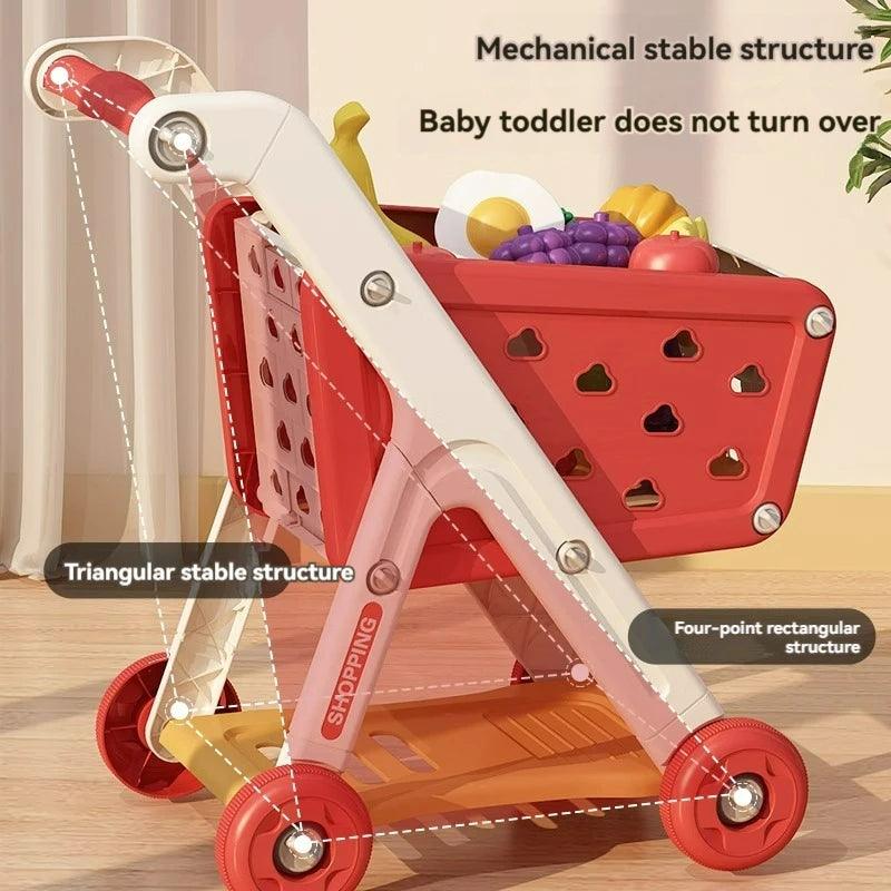 Grand Chariot de Supermarché pour Enfants - Cherubin